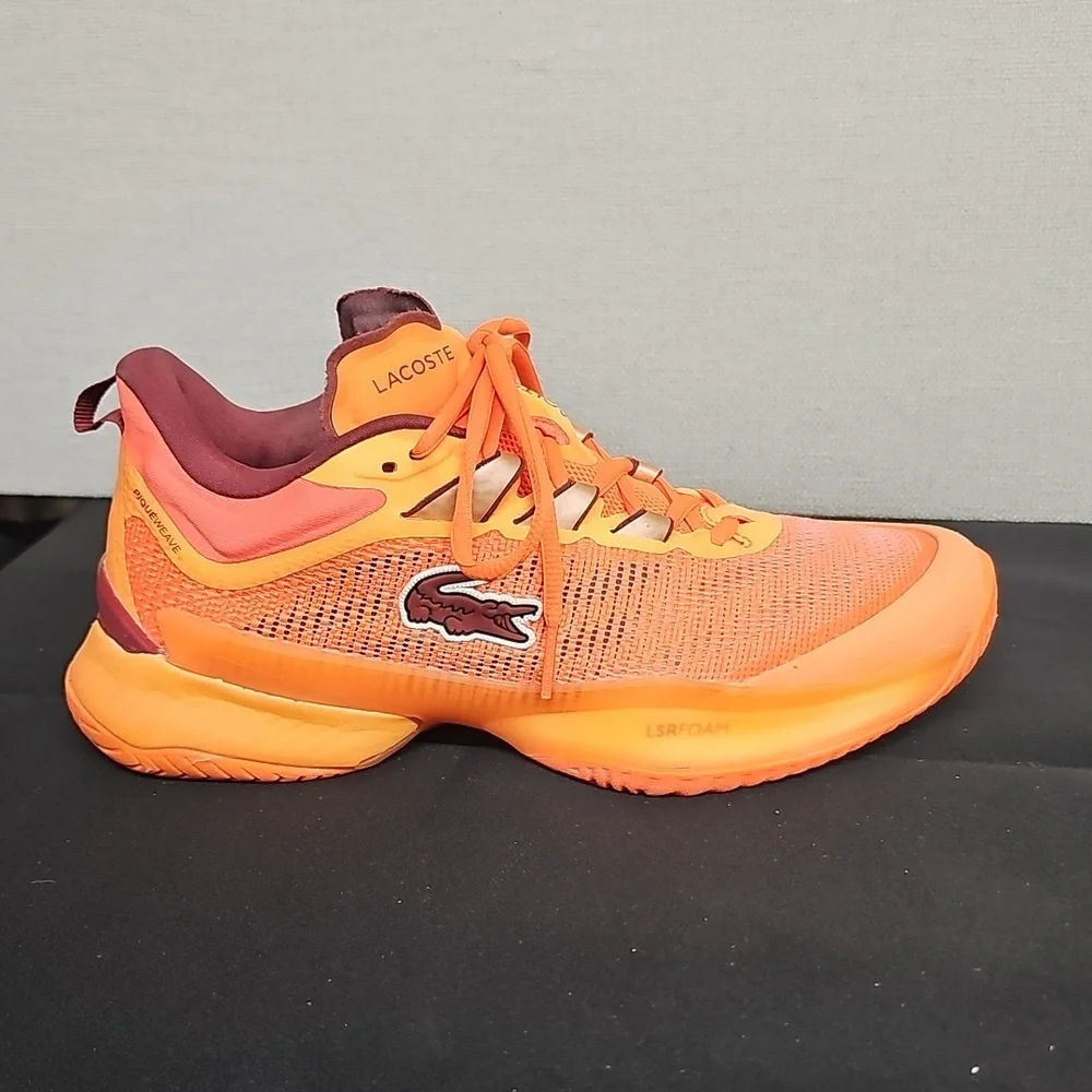 Lacoste Orange Athletic Shoes - Picture 6 of 10